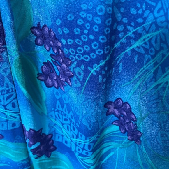 Coldwater Creek women’s Floral pintucked Midi dress , short sleeve size 16 - Picture 5 of 7